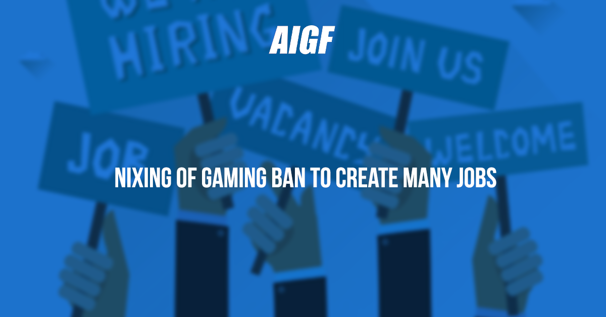 Nixing Of Gaming Ban To Create Many Jobs